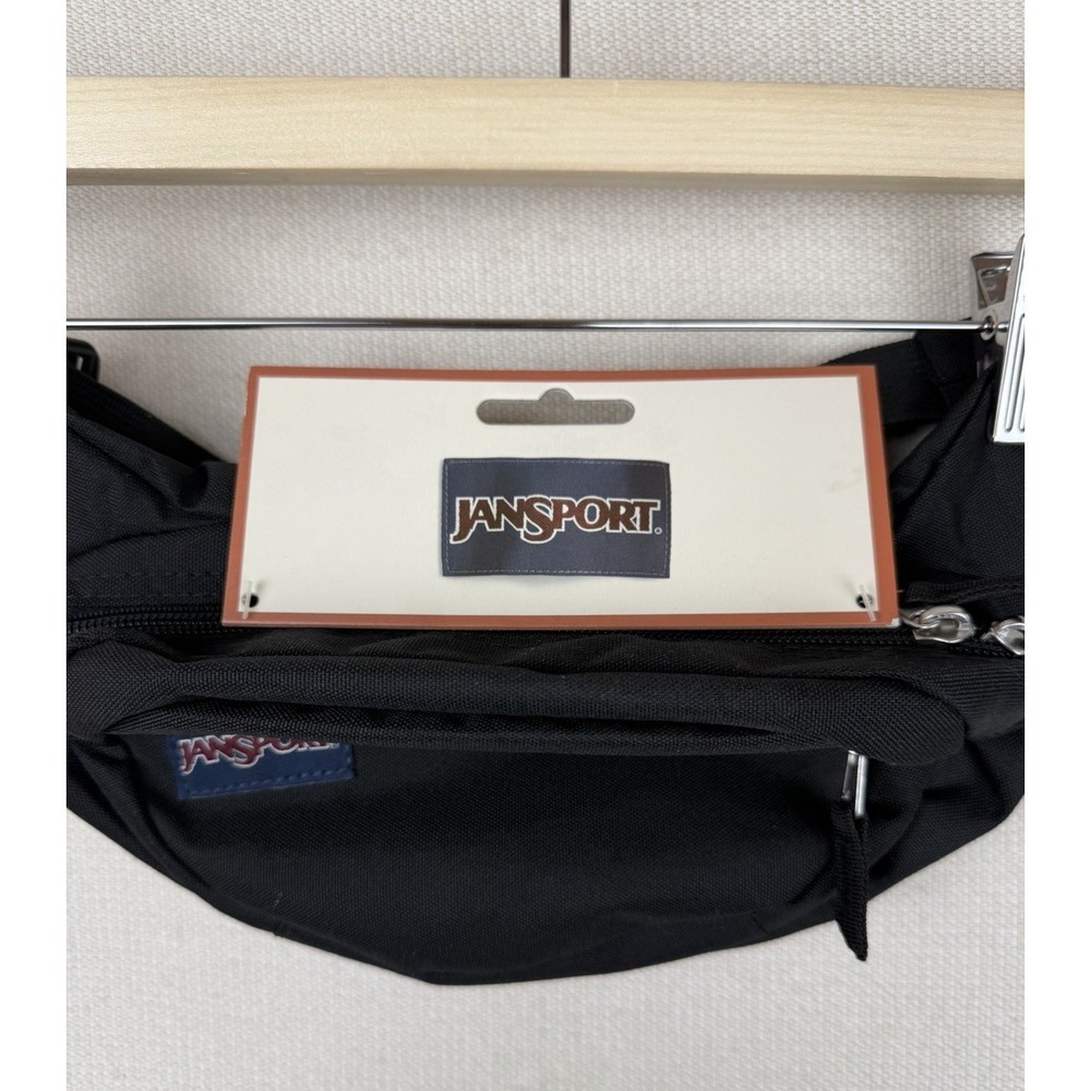 JanSport Fifth Ave Waist Pack Black JS00TAN1008 Fanny Pack 2.5L Adjustable Belt